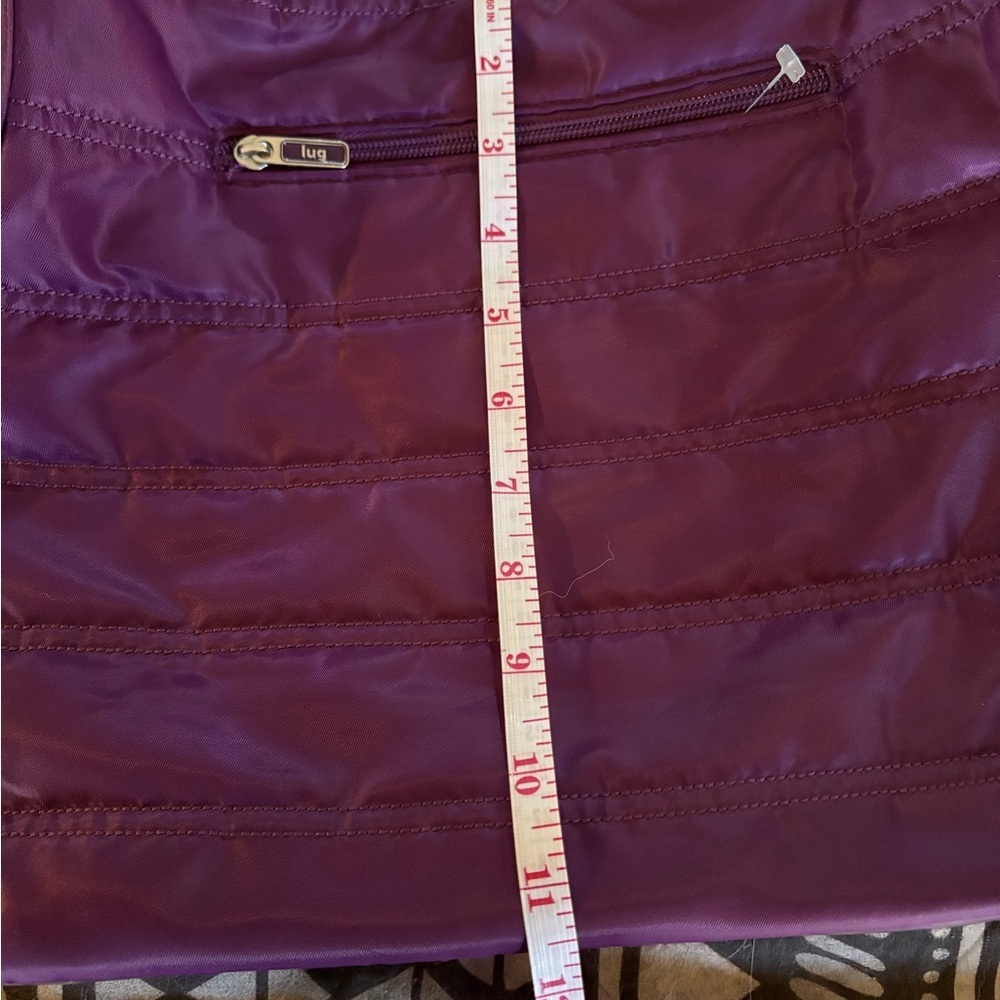 Lug Purple Quilted Shoulder Bag with Adjustable Straps - Picture 9 of 9